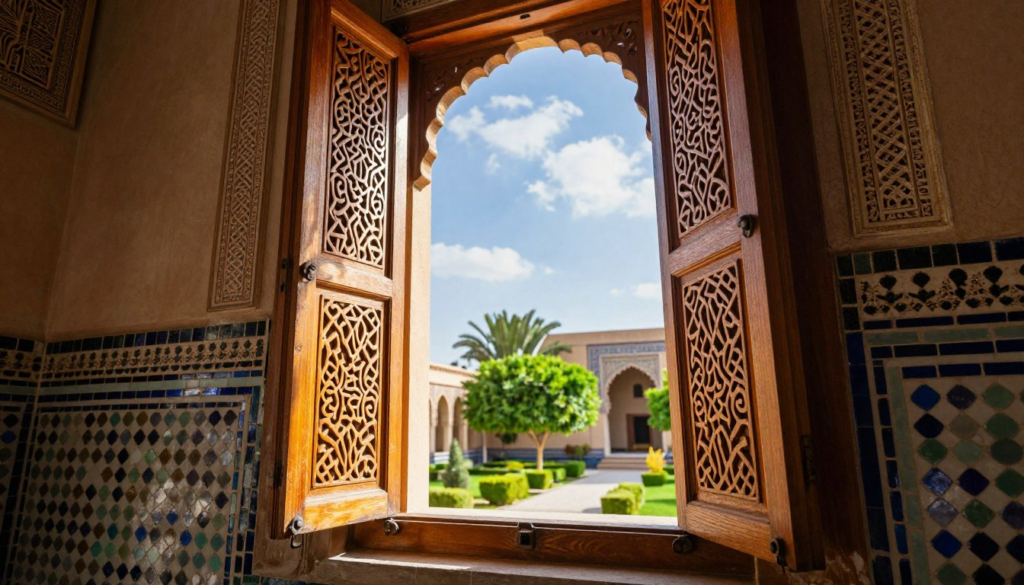 تصميم أبواب ونوافذ خشبية فاخرة بالرياض image