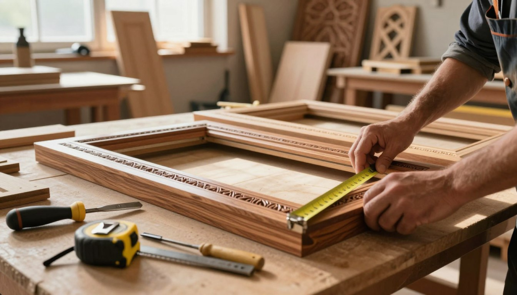 تصميم أبواب ونوافذ خشبية فاخرة بالرياض image